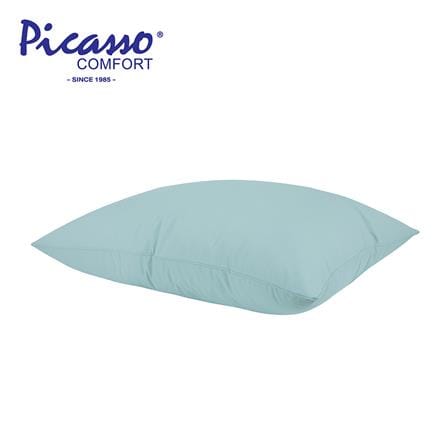 หมอนหนุน ใยสังเคราะห์ PICASSO SMILE 19x29 นิ้ว สีเขียว