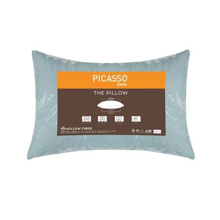 หมอนหนุน ใยสังเคราะห์ PICASSO SMILE 19x29 นิ้ว สีเขียว_4