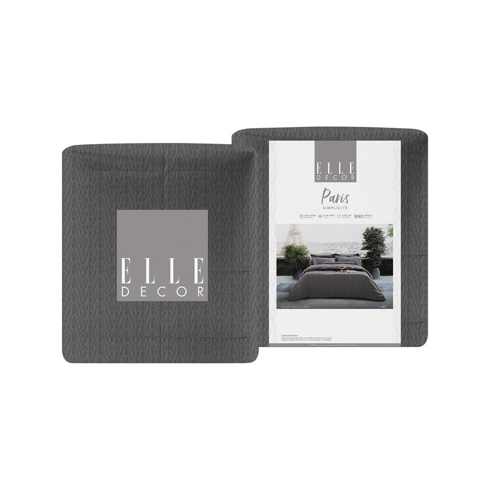 ชุดผ้าปูที่นอน 3.5 ฟุต 4 ชิ้น ELLE PARIS SIMPLICITE สี CANELE