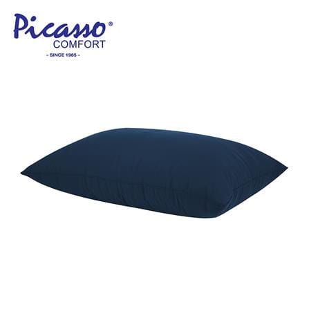 หมอนหนุน ใยสังเคราะห์ PICASSO SMILE 19x29 นิ้ว สี NAVY