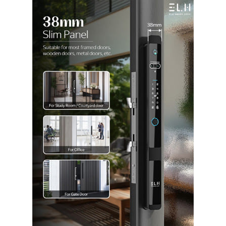 กลอนดิจิตอล ELH ELH S4 ULTRA สีดำ_2