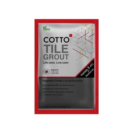 กาวยาแนวยับยั้งแบคทีเรีย COTTO สีดำ 1 กก.