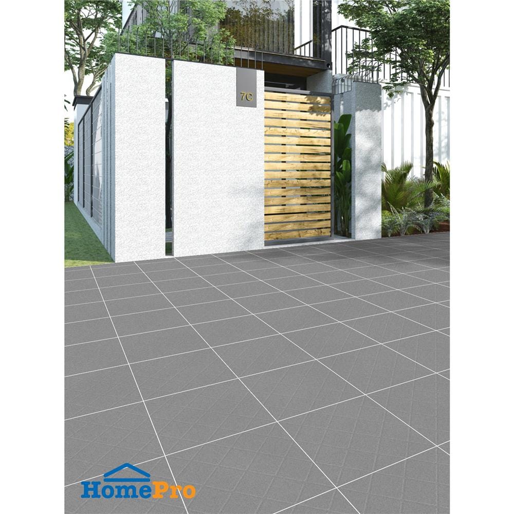 กระเบื้องพื้น 12x12 นิ้ว DURAGRES เท็กซ์ เทาเข้ม A 1 ตร.ม.