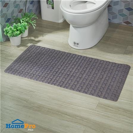 พรมห้องน้ำ PVC MOYA YHC0009 สีเทา_5