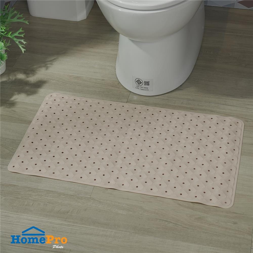 พรมห้องน้ำ PVC MOYA YHC0016 สีกากี