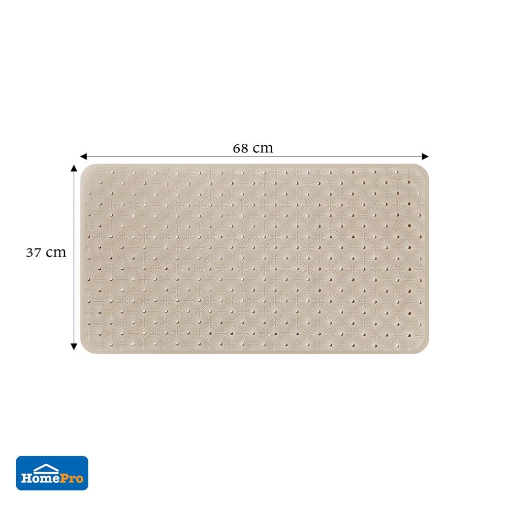 พรมห้องน้ำ PVC MOYA YHC0016 สีกากี