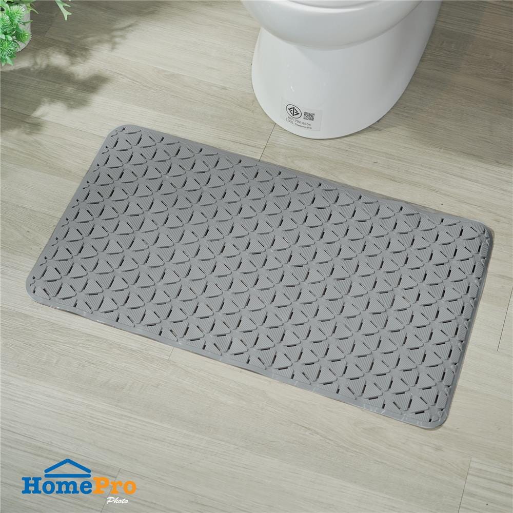 พรมห้องน้ำ PVC MOYA YHC0013 สีเทา