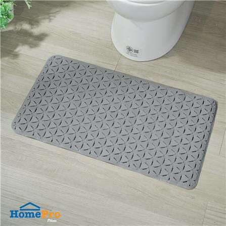 พรมห้องน้ำ PVC MOYA YHC0013 สีเทา_5