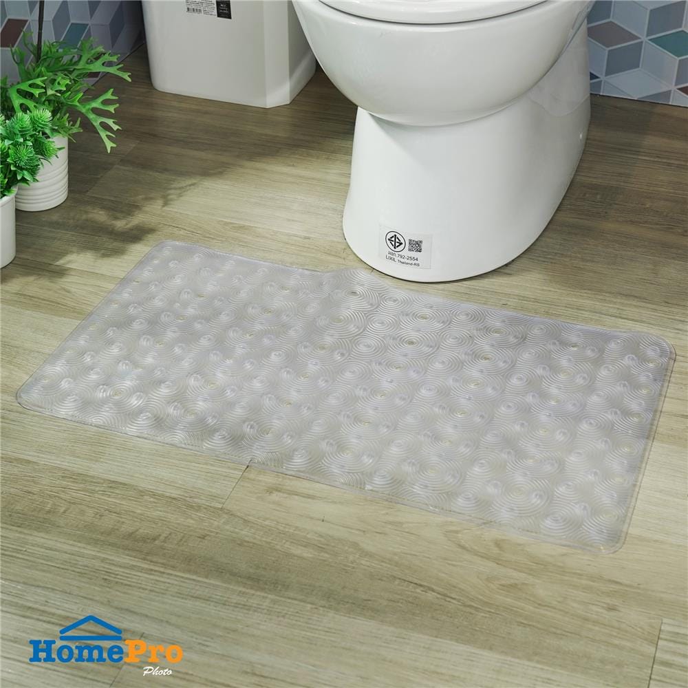 พรมห้องน้ำ PVC MOYA YHC0012 สีใส