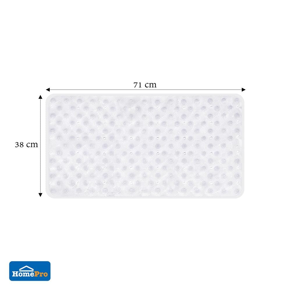 พรมห้องน้ำ PVC MOYA YHC0012 สีใส