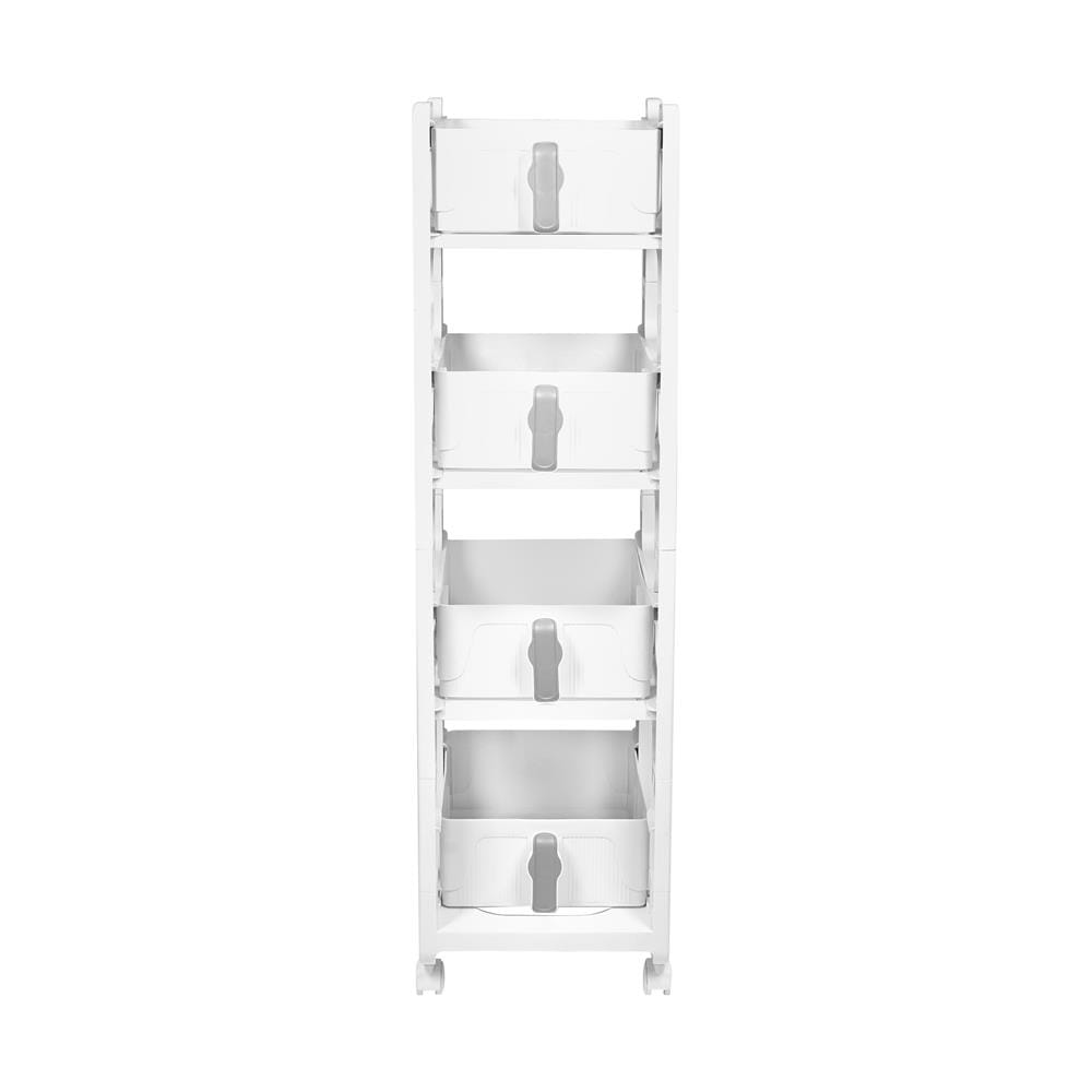 ชั้นลิ้นชัก 4 ชั้น STACKO VIVE 29x39x103 ซม. สีขาว