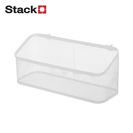 ตะกร้า (A) STACKO EZY 28x11.8x12 ซม. สีขาว_1