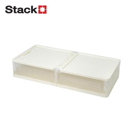 กล่องเก็บของใต้เตียง STACKO BONNIE SIZE S 82x40x16.5 ซม. สีขาว_0