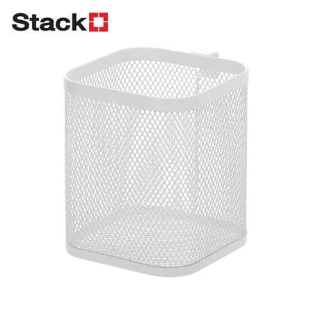 กล่องตะแกรงแขวน STACKO EZY 10x11.5x12 ซม. สีขาว_1