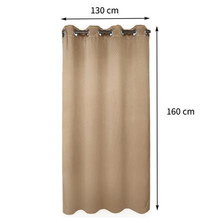 ผ้าม่าน EYELET HOME LIVING STYLE KYLIE UV 130X160 ซม. สีน้ำตาล_6