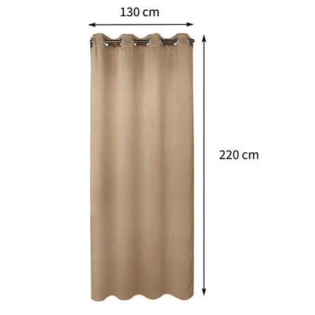 ผ้าม่าน EYELET HOME LIVING STYLE KYLIE UV 130X220 ซม. สีน้ำตาล_6