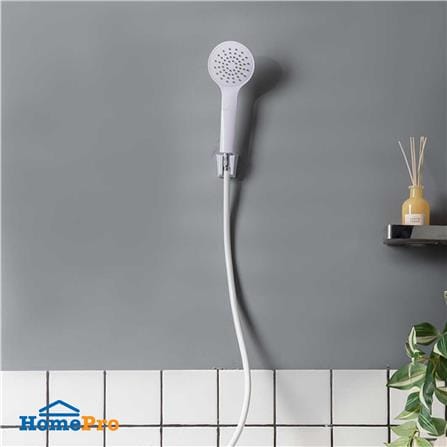 ชุดฝักบัวสายอ่อน 1 ระดับ RASLAND RA D411-4111 สีขาว_1