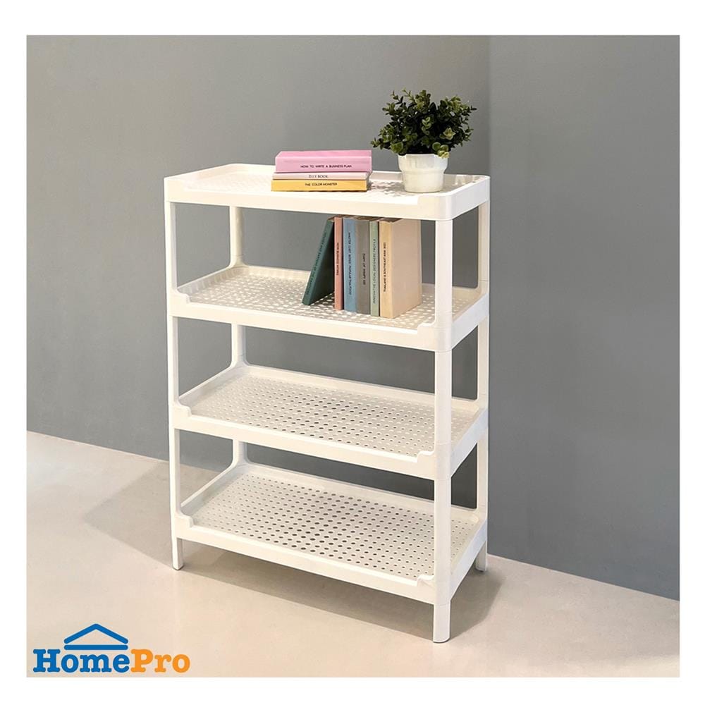 ชั้นพลาสติก 4 ชั้น STACKO HH-1066/4 65x30x89.5 ซม. สีขาว