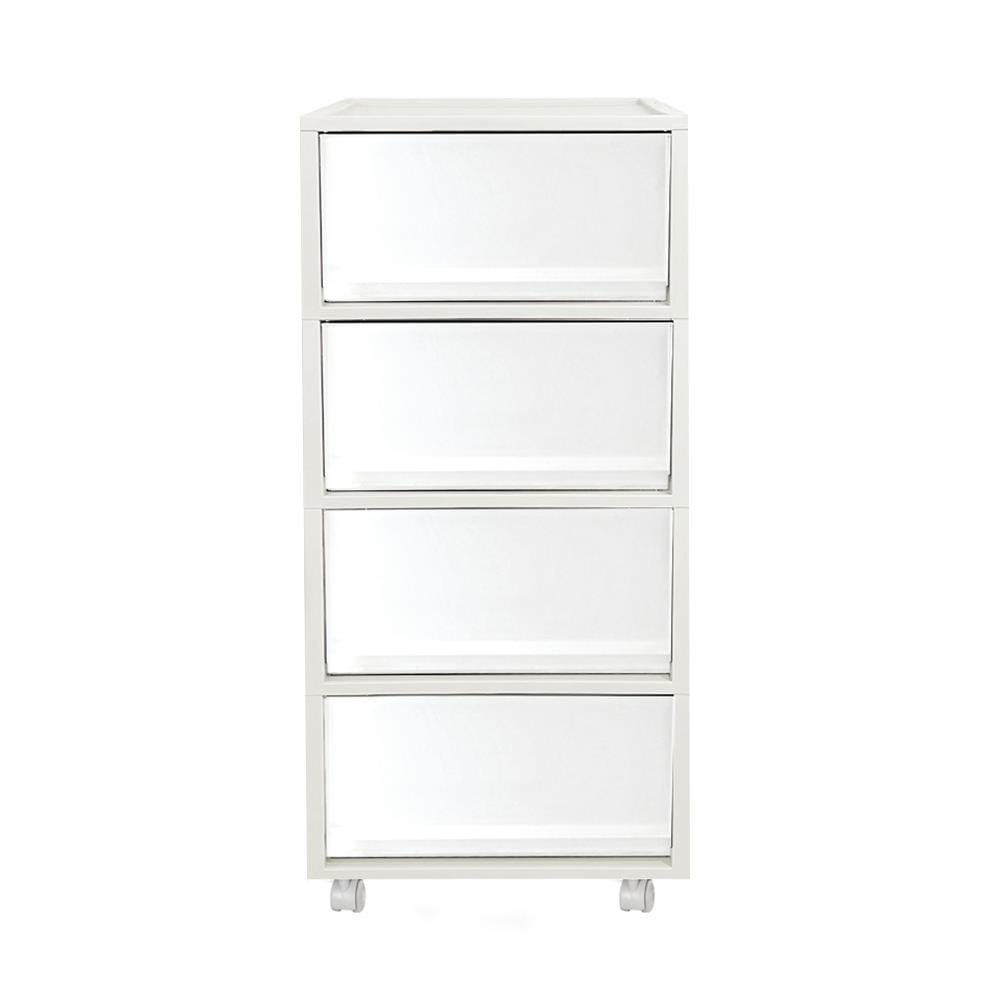 ตู้ลิ้นชัก 4 ชั้น STACKO MONO 34.2x36.5x74 ซม. สีขาว