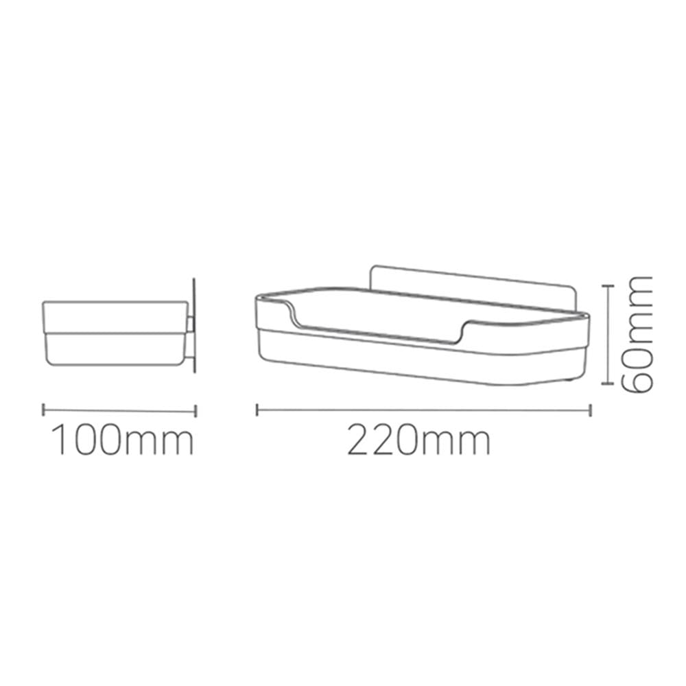 ตะแกรงวางของ DEHUB VMS220-CW180 สีขาว