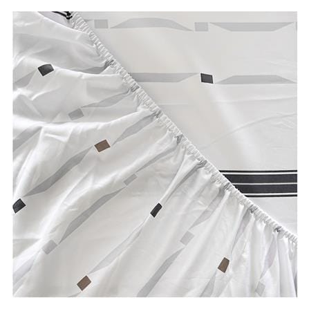 ชุดผ้าปูที่นอน 5 ฟุต 5 ชิ้น STEVENS COTTON FRESH SATEEN HR09_2