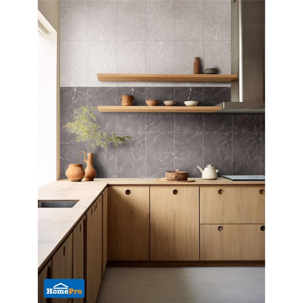 กระเบื้องผนัง 25x40 ซม. ภูผา เบริน เกรย์ A 1 ตร.ม.