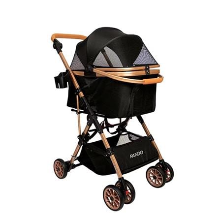 รถเข็นสำหรับสัตว์เลี้ยง PANDO SECOND GENERATION สีดำ_0