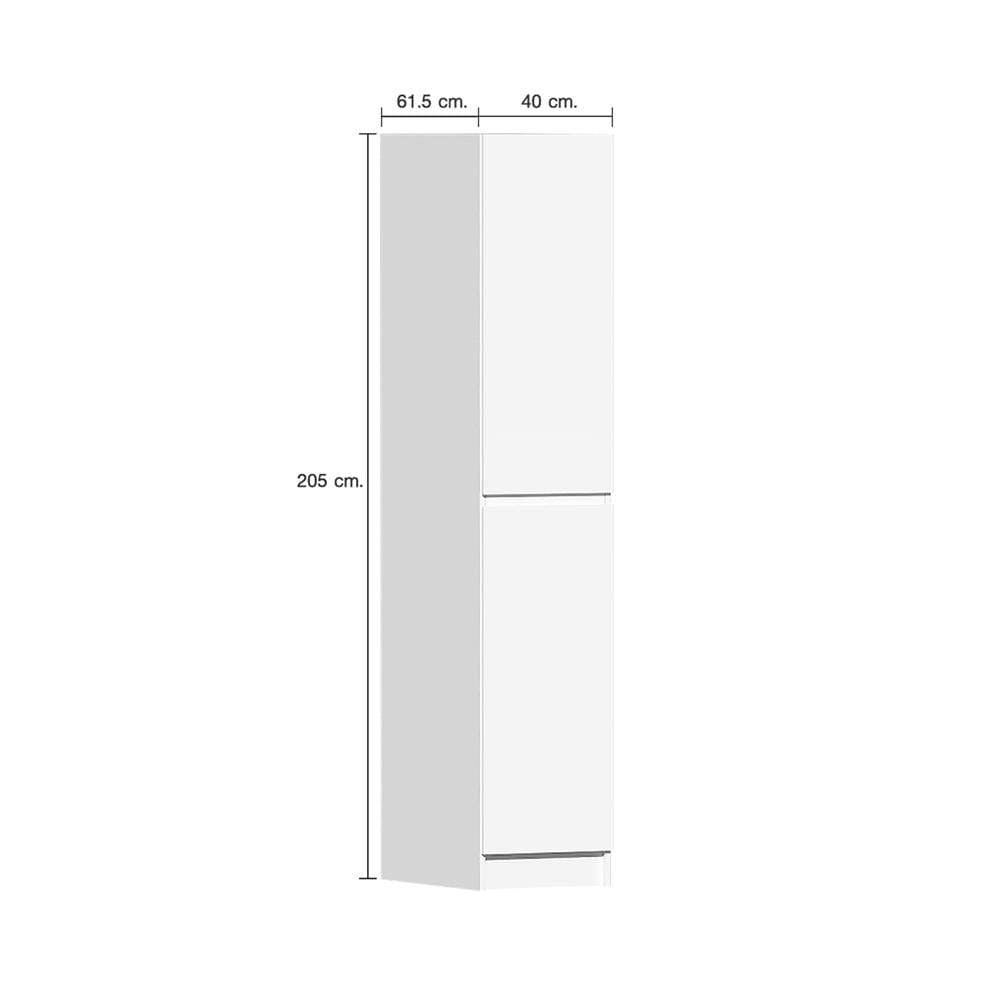 ตู้เสริมทรงสูงแบบมีชั้น CABIN KIN 40x205 ซม. สีขาว