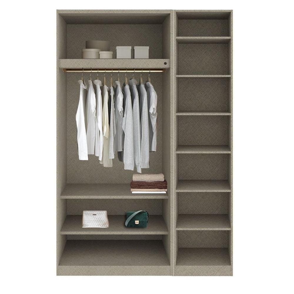 ตู้เสื้อผ้า 3 บานเปิด SB BUILT IN WARDROBE PLUS 59061119 150 ซม. สีไม้อ่อน