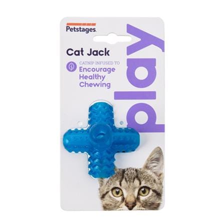 ของเล่นแมว PETSTAGES CAT JACK สีน้ำเงิน_0