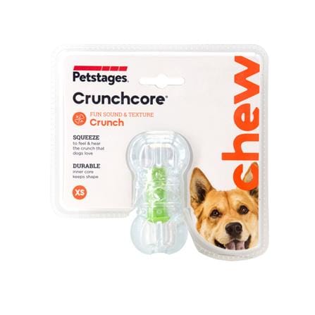 ของเล่นสุนัข PETSTAGES CRUNCHCORE ไซซ์ XS สีเขียว_0