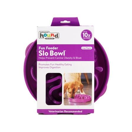 ชามอาหารสุนัข OUTWARD HOUND FLOWER SIZE M สีม่วง_0