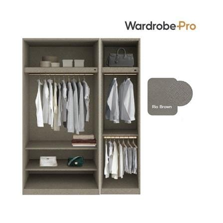 ตู้เสื้อผ้า 3 บานเปิด SB BUILT IN WARDROBE PLUS 59061108 150 ซม. สีไม้อ่อน_2
