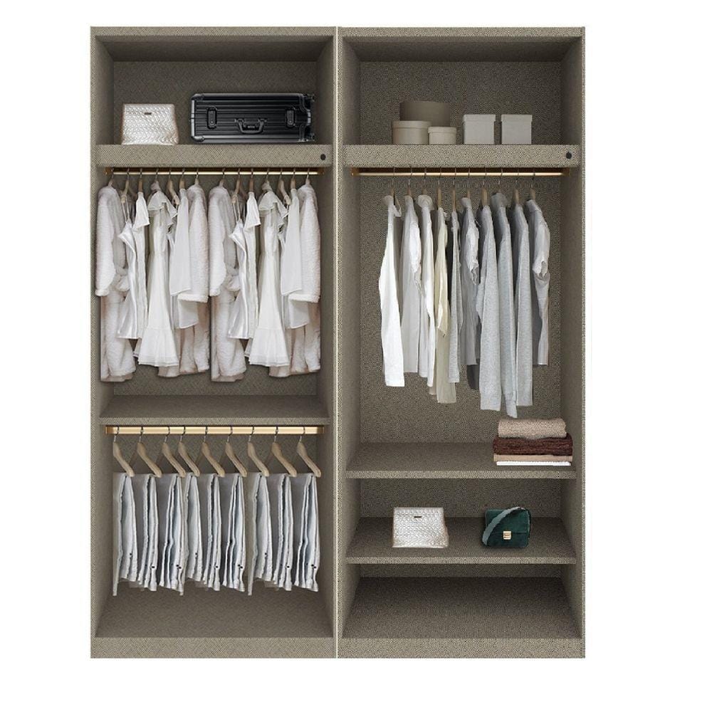 ตู้เสื้อผ้า 4 บานเปิด SB BUILT IN WARDROBE PLUS 59061080 200 ซม. สีไม้อ่อน