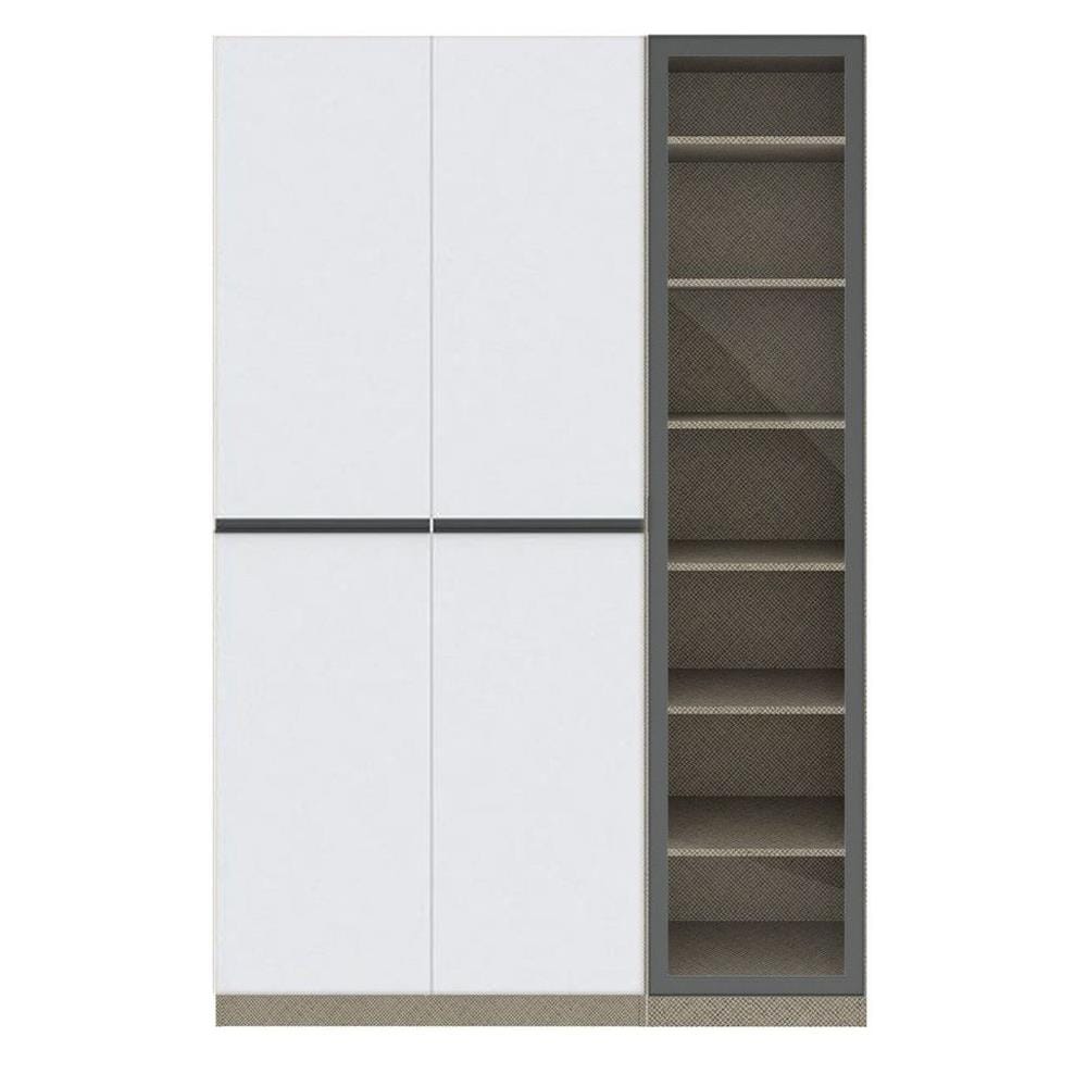 ตู้เสื้อผ้า 3 บานเปิด SB BUILT IN WARDROBE PLUS 59061116 150 ซม. สีขาว