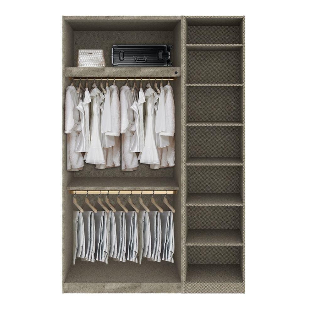 ตู้เสื้อผ้า 3 บานเปิด SB BUILT IN WARDROBE PLUS 59061116 150 ซม. สีขาว