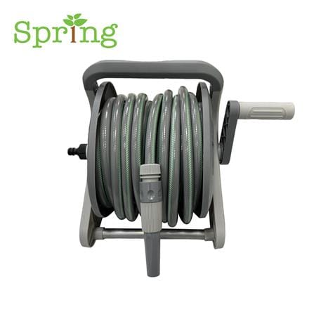 สายยางโรล SPRING W-09 1/2 นิ้ว X 20 ม. สีเทาเขียว_0