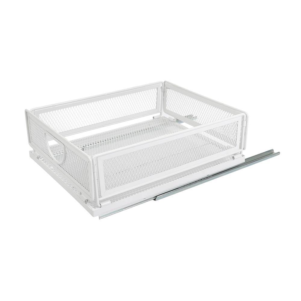 ตะกร้าในตู้ครัวมีรางเลื่อน KECH INSPACE SIZE S 30x24x10 ซม.