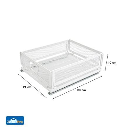ตะกร้าในตู้ครัวมีรางเลื่อน KECH INSPACE SIZE S 30x24x10 ซม._4