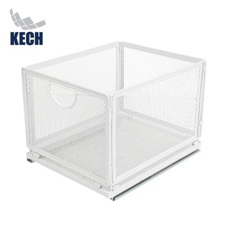 ตะกร้าในตู้ครัวมีรางเลื่อน KECH INSPACE SIZE L 30x24x21.2 ซม._0