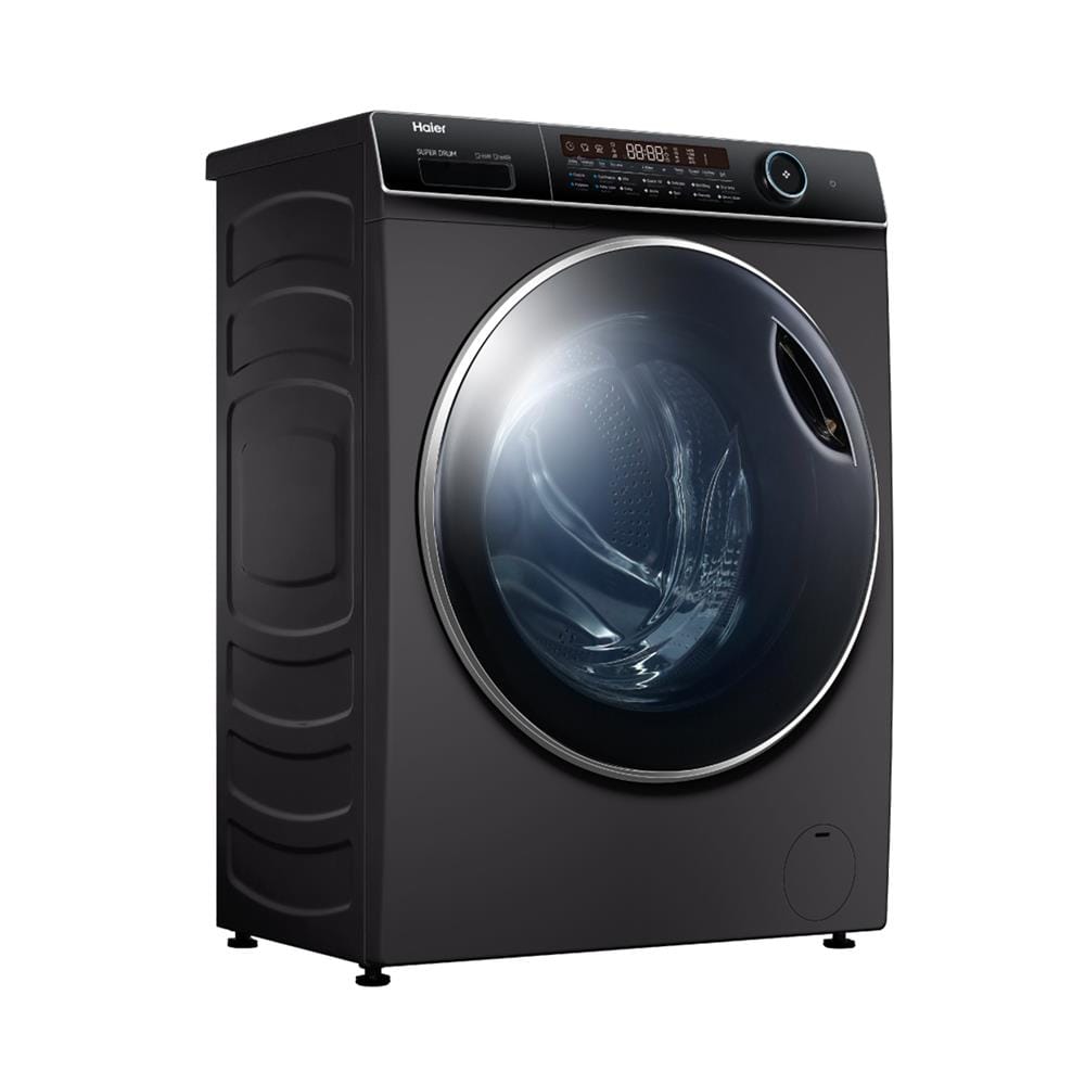 เครื่องซักอบผ้าฝาหน้า HAIER HWD150-BP14986ES8U1 15/10 กก. 1400RPM อินเวอร์เตอร์ สีเทาเข้ม