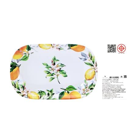 จานเมลามีนเปลเหลี่ยม 8.5 นิ้ว KECH LEMON TREE_6