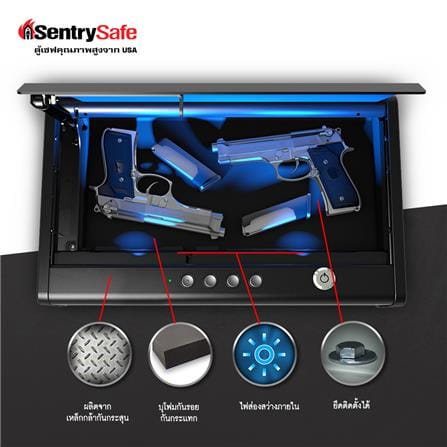 ตู้นิรภัย SENTRYSAFE QAP2EL สีดำ_3