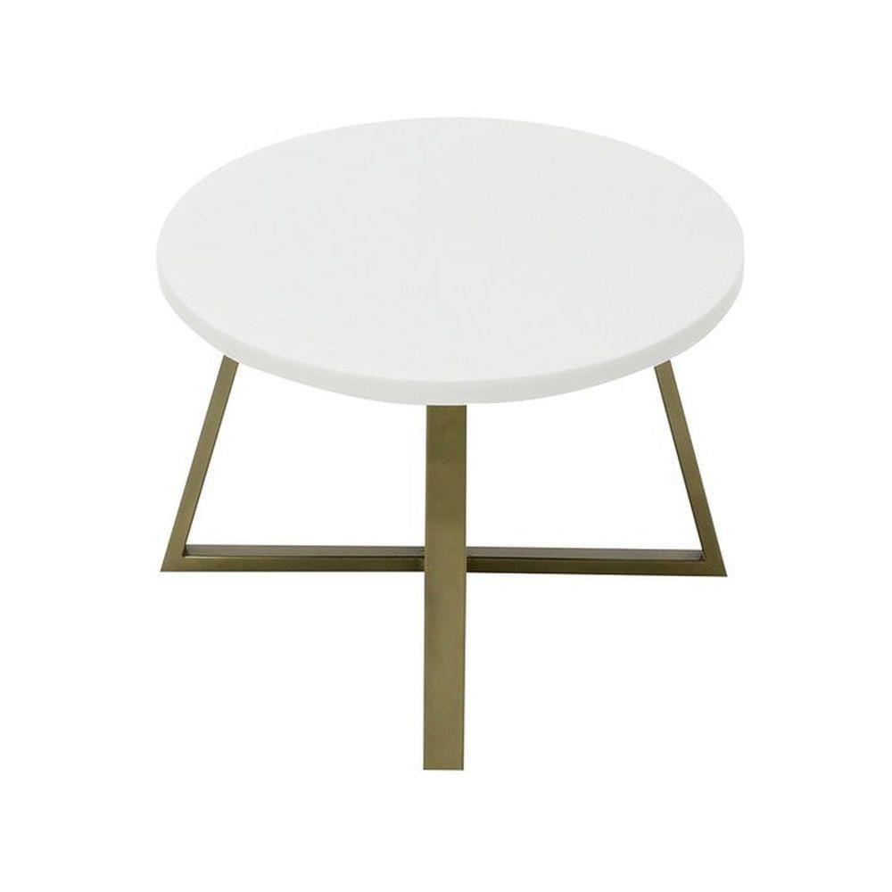 โต๊ะกลาง SB FURNITURE JAYLER 19210419 100 ซม. สีขาว