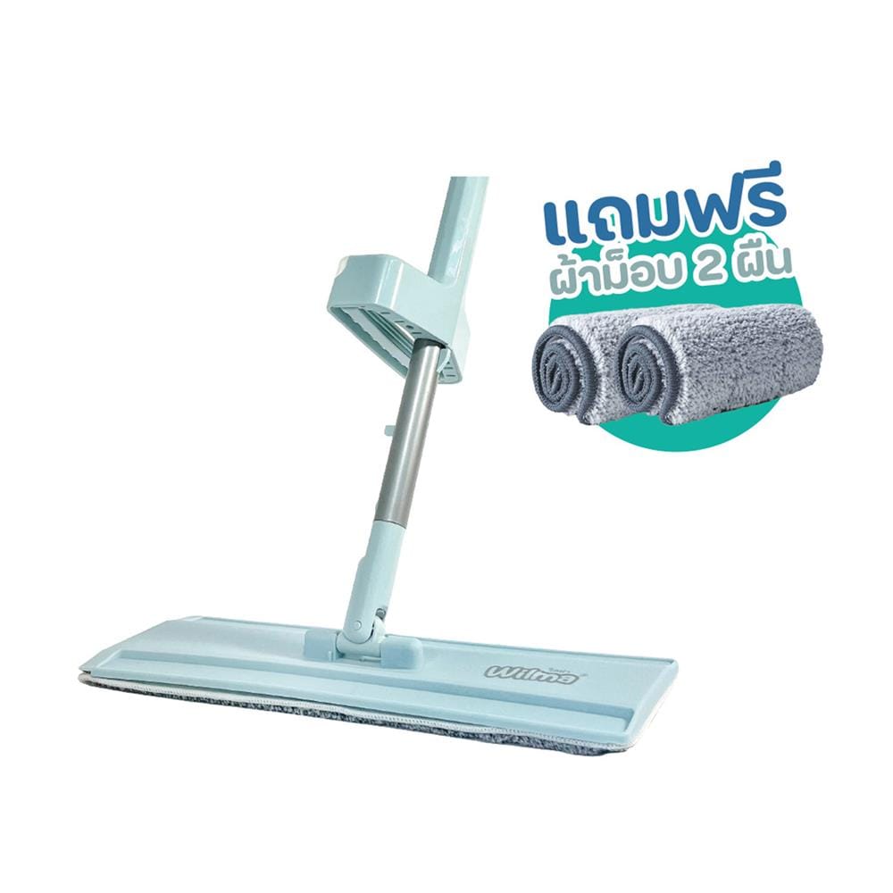 ไม้ม็อบถูพื้นมีที่รีดน้ำในตัว WILMA 11x4x130 ซม. สีฟ้า