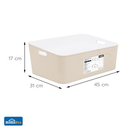 กล่องฝาปิดมีหูจับ 28 ลิตร STACKO 31x45x17 ซม. คละสี (1 ชิ้น)_3