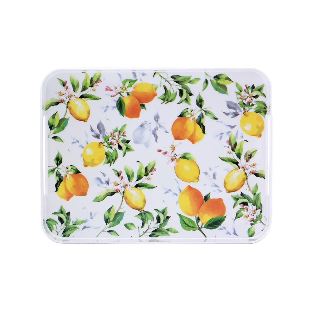 ถาดเหลี่ยมเมลามีน 12 นิ้ว KECH LEMON TREE