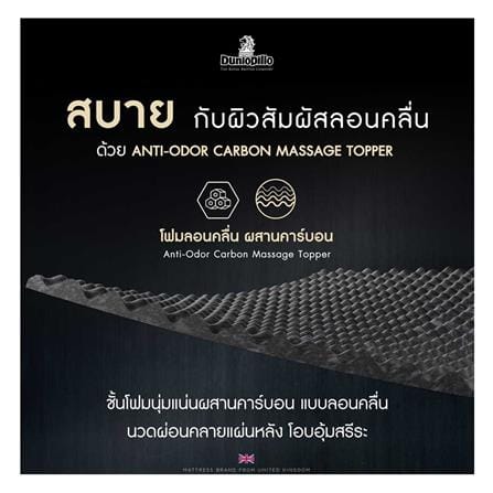 ที่นอนสปริง 6 ฟุต DUNLOPILLO รุ่น DONALD พร้อมชุดเครื่องนอน 11 ชิ้น_8