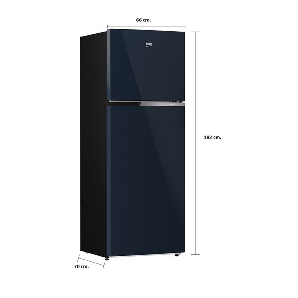 ตู้เย็น 2 ประตู BEKO B3RDNT445I40VHFSUBL 14.3 คิว สีน้ำเงินเข้ม