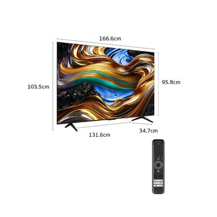 ทีวีแอลอีดี 75 นิ้ว TCL (4K, LED, GOOGLE TV) 75P755_5